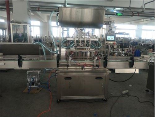50-500ML Servo MOTOR 4 Meaisín Líonta Leachtacha Buidéal Gloine Anlann Ceann